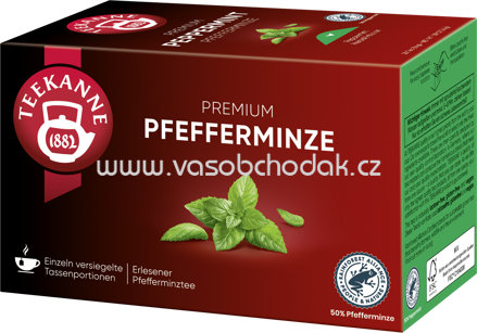 Teekanne Premium Pfefferminze, 20 Beutel