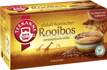 Teekanne Südafrikanischer Rooibos, 20 Beutel