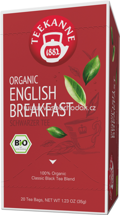 Teekanne Organic English Breakfast, 20 Beutel