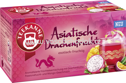 Teekanne Ländertee Asiatische Drachenfrucht, 18 Beutel