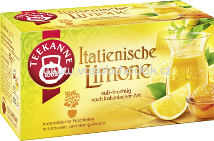 Teekanne Ländertee Italienische Limone, 20 Beutel