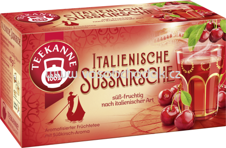 Teekanne Ländertee Italienische Süsskirsche, 20 Beutel