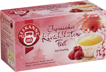 Teekanne Ländertee Japanisches Kirschblüten Fest, 20 Beutel