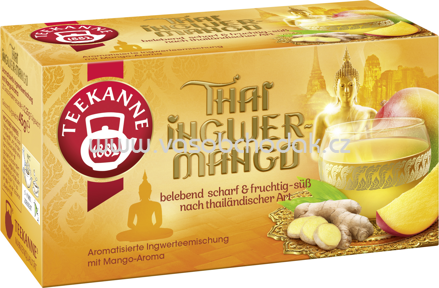 Teekanne Ländertee Thai Ingwer Mango, 20 Beutel