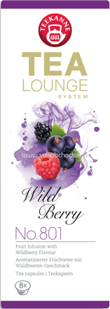 Teekanne Tealounge Wild Berry No. 801, 8 St