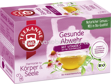 Teekanne Harmonie für Körper und Seele Gesunde Abwehr, 18 Beutel