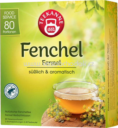 Teekanne Fenchel, 80 Beutel