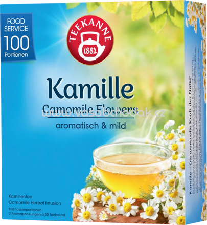 Teekanne Kamille, 100 Beutel