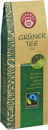 Teekanne Fairtrade Grüner Tee F.O.P, 200g