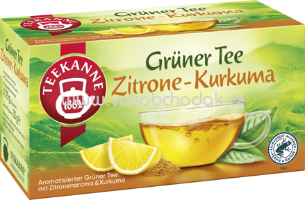 Teekanne Grüner Tee Zitrone Kurkuma, 20 Beutel