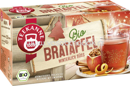 Teekanne Bio Bratapfel, 18 Beutel