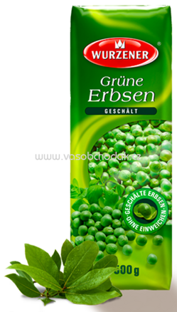 Wurzener Grüne Erbsen geschält 500g