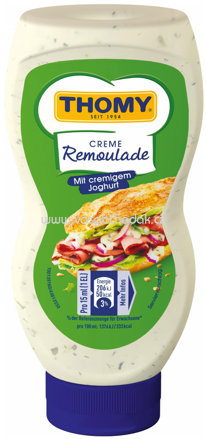 Thomy Creme Remoulade mit frischem Joghurt Squeeze, 225 ml