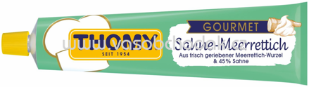 Thomy Gourmet Sahne-Meerrettich mild im Tube, 190 ml