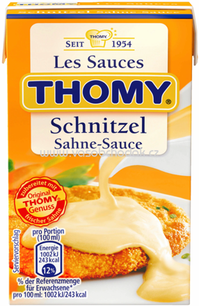 Thomy Les Sauces Schnitzel Sahne Sauce, 250ml