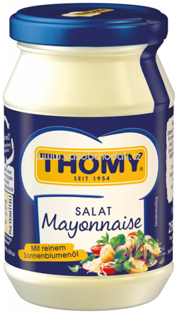Thomy Salat-Mayonnaise im Glas, 250 ml