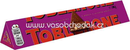 Toblerone Fruit & Nut, 100g