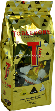Toblerone Tiny Mix Bag (Milk, Dark, White) 34 St, 272g