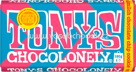 Tony´s Chocolonely Schokolade Vollmilch Chocolate Chip Cookie, 180g