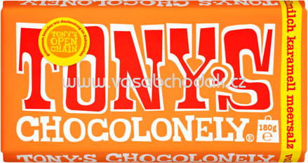 Tony's Chocolonely Vollmilch Karamell Meersalz, 180g