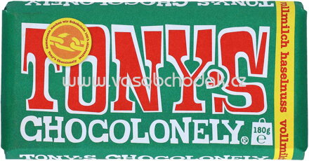 Tony's Chocolonely Vollmilch Haselnuss, 180g