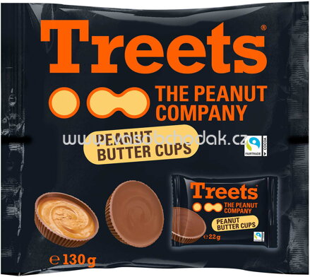 Treets The Peanut Company Peanut Butter Cups, 130g