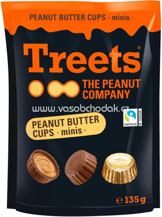 Treets The Peanut Company Peanut Butter Cups Minis, 135g