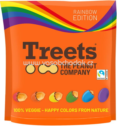 Treets The Peanut Company Peanuts Rainbow Edition, 300g