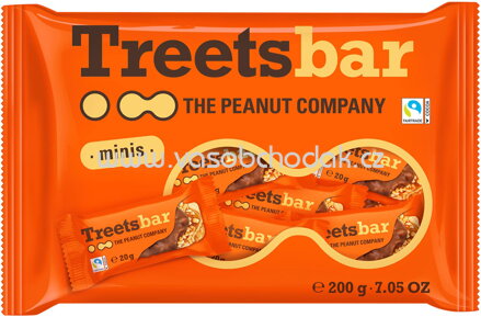 Treetsbar The Peanut Company Minis, 10x20g, 200g