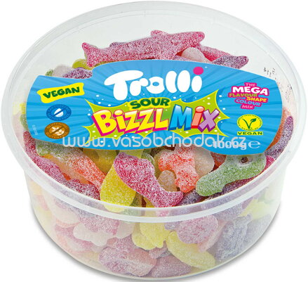 Trolli Bizzl Mix, Dose, 1kg