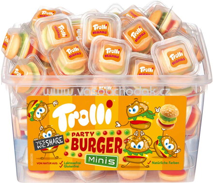 Trolli Mini Burger, Dose, 60x10g, 600g