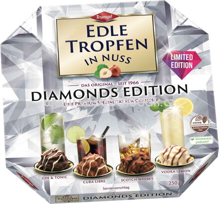 Trumpf Edle Tropfen in Nuss Diamonds Edition, 250g