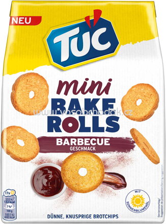 Tuc Bake Rolls Mini Barbecue, 150g