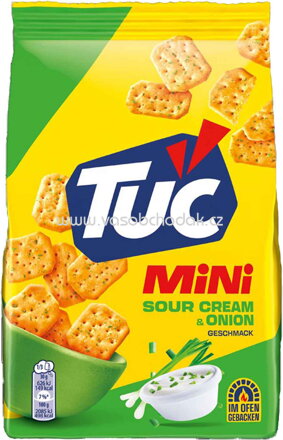 Tuc Cracker Mini Sour Cream & Onion, 120g