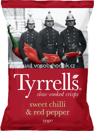 Tyrrells sweet chilli & red pepper, 150g