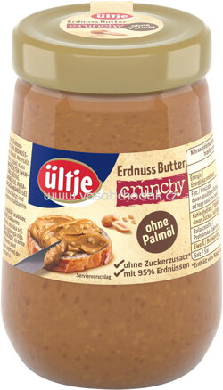 ültje Erdnuss Butter Crunchy, 340g