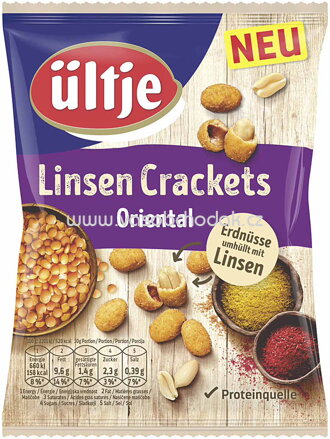 ültje Linsen Crackets Oriental, 110g