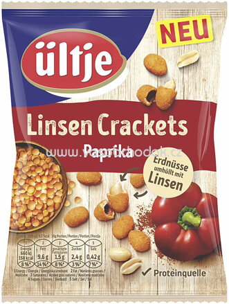 ültje Linsen Crackets Paprika, 110g