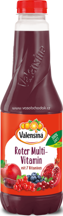 Valensina Roter Multi-Vitamin mit 7 Vitaminen, 1l
