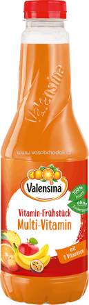Valensina Vitamin-Frühstück Multi-Vitamin mit 9 Vitaminen, 1l