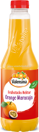 Valensina Frühstücks-Nektar Orange-Maracuja, 1l