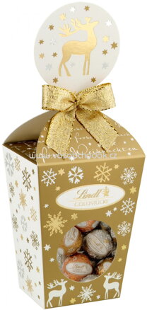 Lindt Goldstücke Mini-Kugeln Köcher, 150g