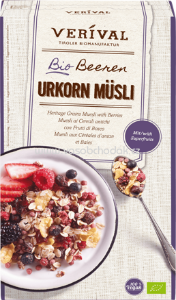 Verival Beeren Urkorn Müsli, 325g