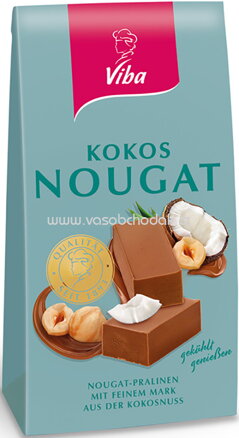 Viba Kokos Nougat Beutel, 100g Viba Kokos Nougat Beutel, 100g