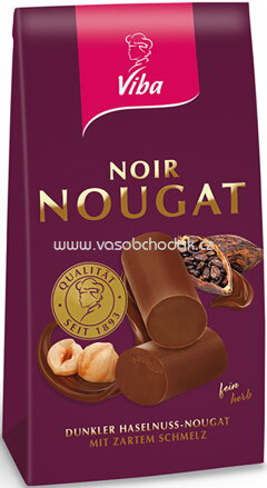 Viba Noir Nougat Beutel, 100g Viba Noir Nougat Beutel, 100g