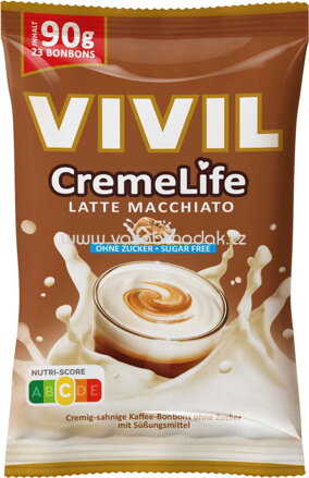 Vivil CremeLife Latte Macchiato ohne Zucker, 90g