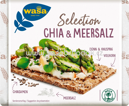 Wasa Knäckebrot Selection Chia & Meersalz, 245g