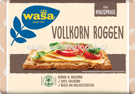 Wasa Knäckebrot Vollkorn Roggen, 260g
