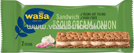 Wasa Sandwich Sour Cream & Onion, 3 St, 99g