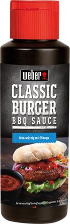 Weber Classic Burger BBQ Sauce, fein würzig mig Mango, 300 ml